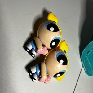 Mcdonalds 2016 Happy Meal Powerpuff girls toy #3 blushing bubbles Y2K lot of 2